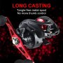 AC2000 Lightweight Spool 6.3:1 Gear Ratio Baitcasting Fishing Wheel Left/right 8KG Max Drag Saltwater Left/right Fishing Reel