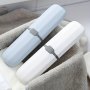 1PC Portable Travel Toothbrush Case - Dustproof Creative & Simple Design For Students Includes Storage Bag Accessories