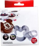 2PC Mickey Mouse Mousse Mold - Stainless Steel Stainless Steel Cake Mould 1