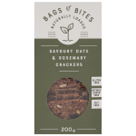 Bags Of Bites Bob Nl Savoury Date & Rosemary Crackers 200G
