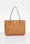 Guess Downtown Chic Turnlock Tote - Cognac