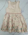 Young Dimensions Peach Butterfly Dress 5 6Y