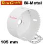 105MM BIM42 Bi Metal Hole Saw