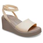 Brooklyn Ankle Strap Wedge - Shitake W11