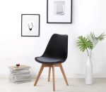 Retro Pad Chair Black