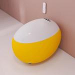 Egg-shaped Smart Toilet - Yellow