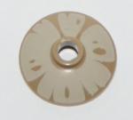 Parts Dish 2 X 2 Inverted Radar With Mushroom Tan Pattern 4740PB009