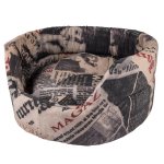 Complete Dog Bed Pollycotton Small 50CM