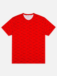 All Over Print T-Shirt - Red - Red XXL