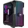 Cooler Master HAF700 Evo Atx Ultra Case Huge Io Front Lcd Panel Argb 5 Included Argb Fans