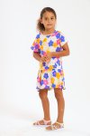 Girls Summer Short Sleeve Dress 2 To 7 Years