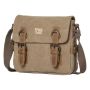 Troop London Classic Canvas Crossbody - Brown