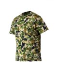 Boys Pixelate Camouflage Short Sleeve Cotton T-Shirt - Camo 15 To 16 Years