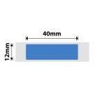 NB130 - - D11 D101 D110 H1S - 12X40MM - 160 Blue Labels