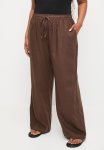 Cotton On Plus Haven Wide Leg Pant - Chocolate