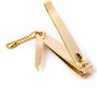 Nail Clippers Large - Gold Plated - Bs 8127 G