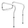 Decor Bathroom Medical Adjustable Toilet Seat Safety Rail 77CM