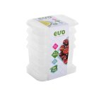 EVO 250ML Snackbox 4PC Clear