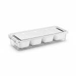 4 Compartment Storage Box White