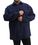 Mens Acrylic Jacket - 8XL Navy