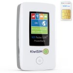 4G LTE Wifi Mobile Hotspot - Pocket Wifi With 5GB Data Sim Card International Hotspot Router & Power Bank No Contract Or Sim Car