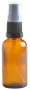 Essentially Natural Amber Glass Bottle With Serum Pump