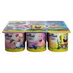 Parmalat Kids Strawberry Split Grape Bubblegum & Banana Fudge Flavoured Low Fat Dairy Snack 6 X 100G