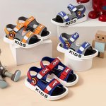 Trendy Cool Open Toe Sandals For Boys Breathable Lightweight Sandals For Indoor Outdoor Beach Summer
