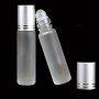 2PCS Glass Roller Bottles For Perfume & Essential Oils 0.34OZ - Refillable Leakproof Ideal For Diy Cosmetics & Samples