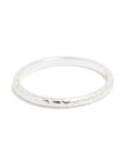 Sterling Silver Molten Ring - S m