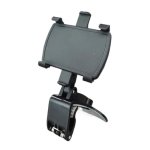Car Phone Mount 360 Rotatable Abs Dashboard Cell Phone Holder Multifunctional Car Rearview Mirror Phone Mount Stand Clip With No