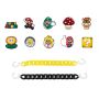 Bigfive 10 Piece Game Shoe Charms Decoration For Sandals With Chains