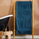 470GSM Grand XXL Bath Sheet Deep Blue