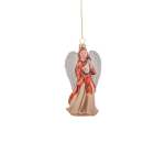 Nativity Bauble With An Angel 5.5X6.6X12.5CM