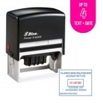 Shiny S-834D Dater Stamp 30X65MM