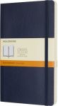 Moleskine Expanded Large Ruled Hardcover Notebook - Sapphire Blue