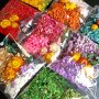 Assorted Dried Flowers Pack For Diy Crafts Mixed Preserved Flower Material Bundle For Frame Decor Wreath Boutonniere Wedding Hair Accessories Floating Bottle Team Building