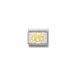 Composable Classic Link Cancer In 18K Gold And Stone
