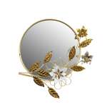 Lotus Design Mirror Gold