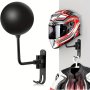 2PCS Motorcycle Helmet Wall Mount With 180 Rotation & Dual Hooks - Perfect For Hanging Helmets Gloves Backpacks & Riding Gear Motorcycle Gear Motorcycle Helmet Accessories