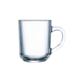 Clear Glass Mug Arc Stackable Mug Tempered 250ML Set Of 6
