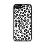 Custom Printed Tpu Cases - Apple Iphone 7 Plus Apple Iphone 8 Plus & 39 Black And White Leopard& 39 By
