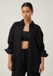 Cotton On Haven Long Sleeve Shirt - Black