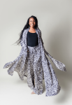 Timeless Luxe Kimono - One Size Fits All Art Deco Print