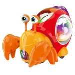 Musical Crawling Hermit Crab Baby Toy - Orange