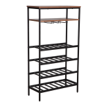 Steel Frame Adjustable Feet Symphony Wine Rack