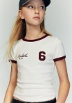 Cotton Jersey Top - White New York