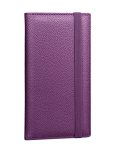 Yarnic Checkbook Cover For Personal Checkbook Checkbook Holder With Pen Holder & Built-in Clear Plastic Divider For Duplicate Ch