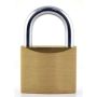 50MM Slimline Brass Padlock Steel Shackle