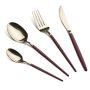 24-PIECE Stainless Steel Cutlery Set - Elegant Silverware For Modern Dining